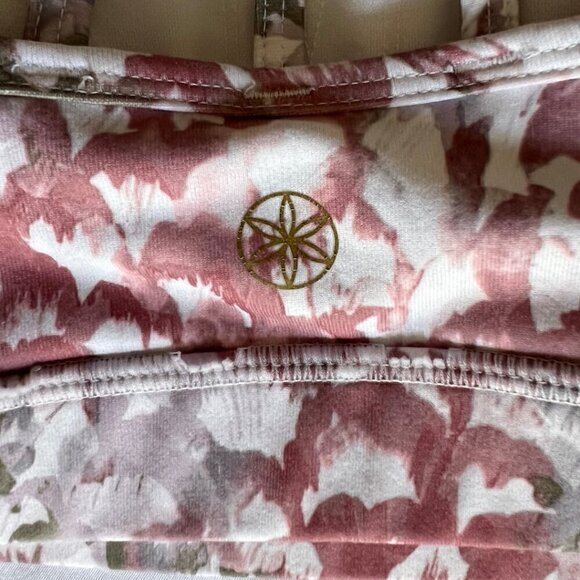 Gaiam Pink Watercolor Sports Bra - Picture 3 of 4